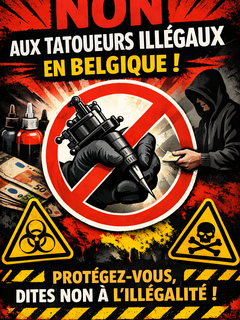 Fr/En - Contrôles hygiéniques dans les salons de tatouage : arrêtez de faire semblant de ne pas comprendre. Le tatouage en Belgique ? Il n'est pas en crise. - Hygiene Controls in Tattoo Studios: Stop Pretending You Don't Understand. Tattooing in Belgium?